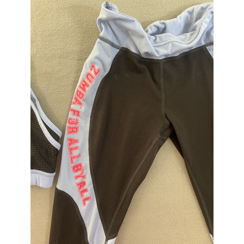 Pink Soda Sport Set: Gray Sleeveless Top & Leggings, Size Small Activewear - Picture 4 of 12